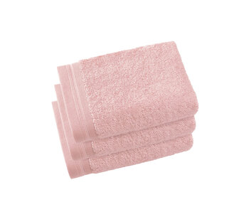 De Witte Lietaer Guest towels Contessa Pearl Pink 40 x 60 cm 3 pieces Cotton