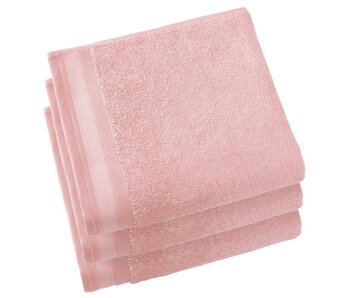 De Witte Lietaer Handdoek Contessa Pearl Pink Set 3 stuks 50 x 100 cm Katoen