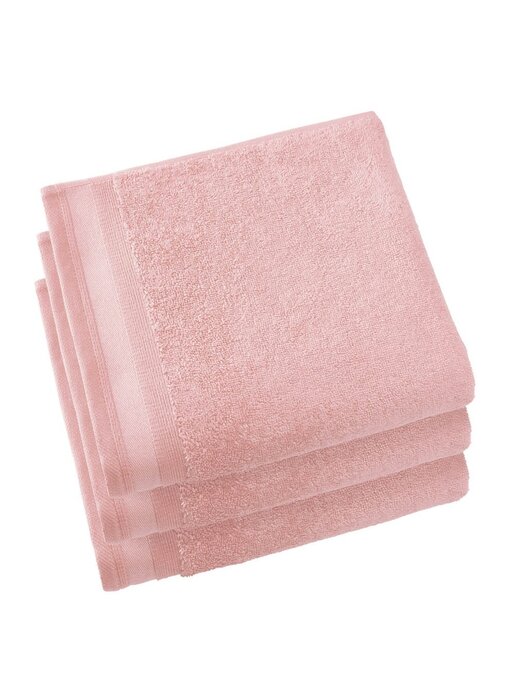 De Witte Lietaer Handdoek Contessa Pearl Pink Set 3 stuks 50 x 100 cm Katoen