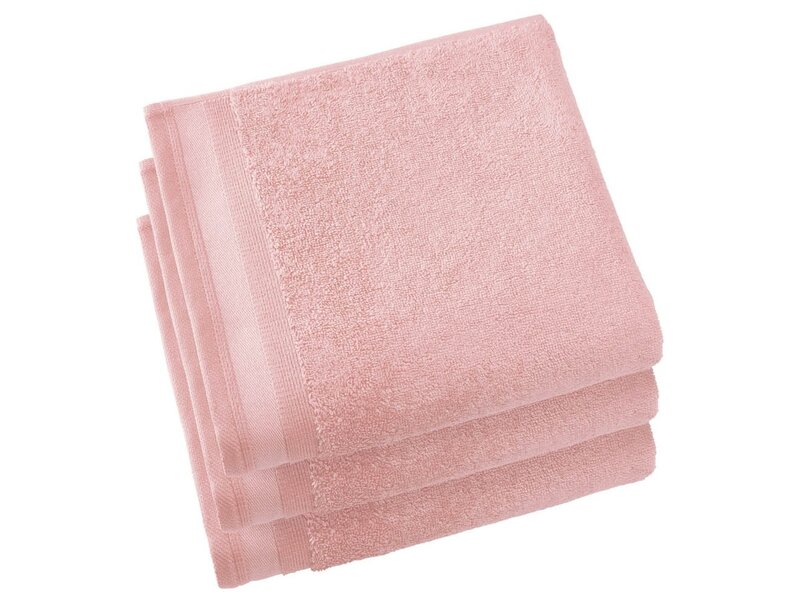 De Witte Lietaer Contessa Pearl Pink Towel - Set of 3 - 50 x 100 cm - Pink - Cotton
