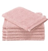De Witte Lietaer Contessa Pearl Pink Washcloths - Pack of 6 - 16 x 21 cm - Pink - Cotton