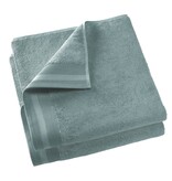 De Witte Lietaer Serviette de bain Contessa Oxyde - Lot de 2 - 70 x 140 cm - Bleu - Coton