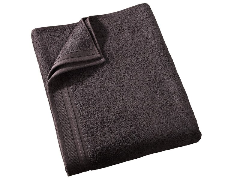 De Witte Lietaer Imagine Fudge Brown Bath Towel - 90 x 200 cm - Brown - Cotton