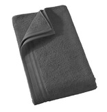 De Witte Lietaer Imagine Anthrazitfarbenes Badetuch – 90 x 150 cm – Schwarz – Baumwolle