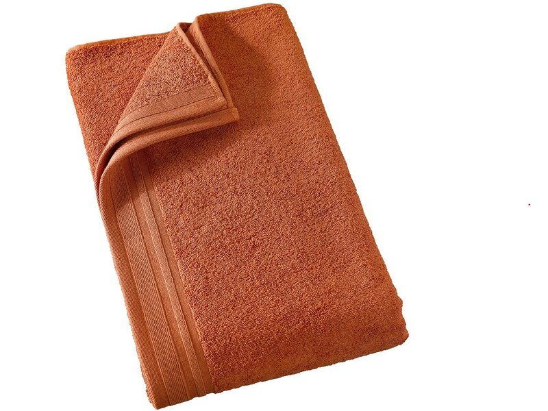 De Witte Lietaer Imagine Badetuch in staubigem Orange – 90 x 150 cm – Baumwolle