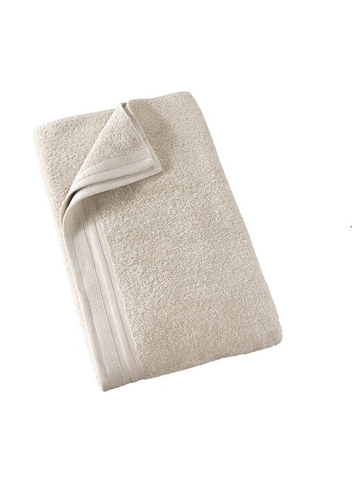 De Witte Lietaer Imaginez une serviette de bain beige bouleau 90 x 150 cm en coton