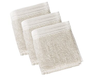 De Witte Lietaer Imagine Birch Beige Guest Towels 30 x 50 cm Set of 3 Cotton