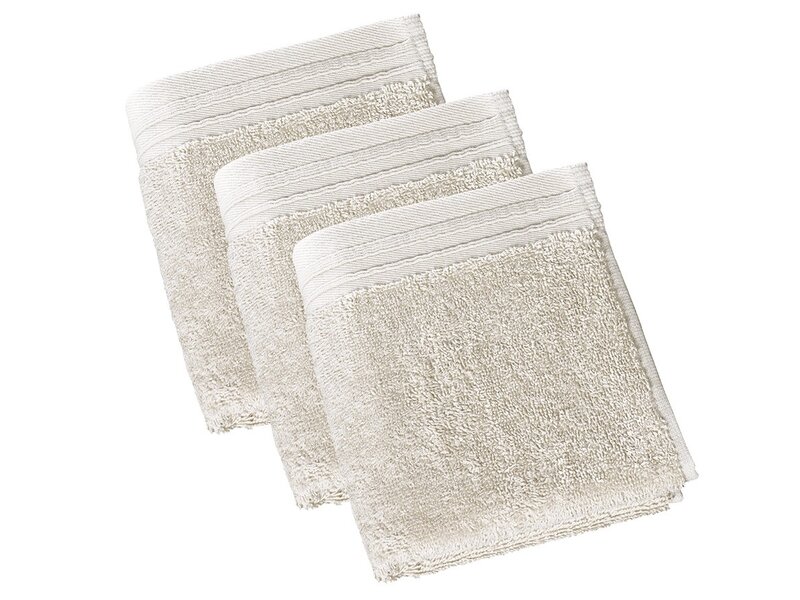 De Witte Lietaer Gastendoekjes Imagine Birch Beige - set 3 stuks - 30 x 50 cm - Beige - Katoen