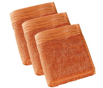 De Witte Lietaer Imagine Dusty Orange Guest Towels 30 x 50 cm Set of 3 Cotton