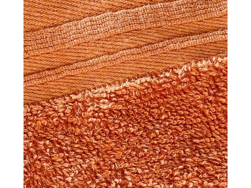 De Witte Lietaer Imagine Dusty Orange guest towels - set of 3 - 30 x 50 cm - Orange - Cotton