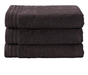 De Witte Lietaer Lot de 3 serviettes Imagine couleur brun caramel, 50 x 100 cm, en coton