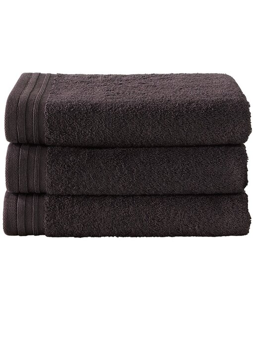 De Witte Lietaer Lot de 3 serviettes Imagine couleur brun caramel, 50 x 100 cm, en coton