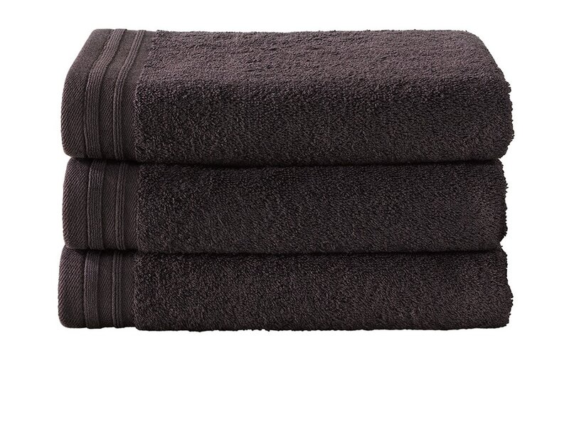 De Witte Lietaer Serviette Imagine Fudge Brown - 50 x 100 cm - Lot de 3 - Marron - Coton