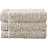 De Witte Lietaer Serviette Imagine Birch - 50 x 100 cm - Lot de 3 - Beige - Coton