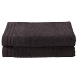 De Witte Lietaer Serviette de bain Imagine Fudge Brown - 70 x 140 cm - Lot de 2 - Marron - Coton