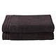 Lot de 2 serviettes de bain Imagine Fudge Brown, 70 x 140 cm, en coton
