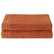 Imagine Badetuch-Set in staubigem Orange, 2-teilig, 70 x 140 cm, Baumwolle