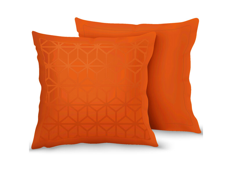 De Witte Lietaer Pillowcase Skyscraper Gold Flame - 50 x 70 cm - Cotton Satin