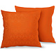 Pillowcase Skyscraper Gold Flame 50 x 70 cm Cotton Satin