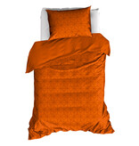 De Witte Lietaer Skyscraper Gold Flame Duvet Cover - 140 x 200/220 cm - Orange - Cotton Satin