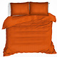 Dekbedovertrek Zygo Gold Flame 260 x 240 cm Katoen Satijn