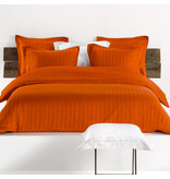 De Witte Lietaer Housse de couette Zygo Gold Flame - 200 x 200 cm - Orange - Satin de coton