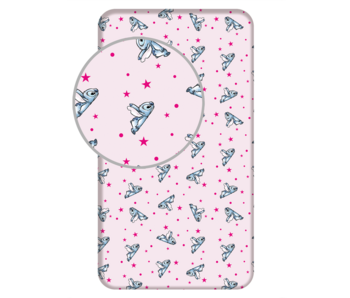 Disney Lilo & Stitch Drap-housse 90 x 200 cm en coton