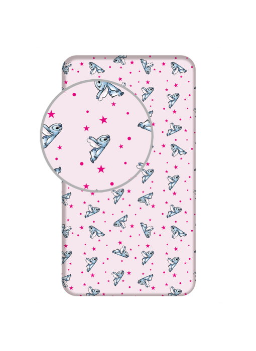 Disney Lilo & Stitch Fitted sheet 90 x 200 cm Cotton