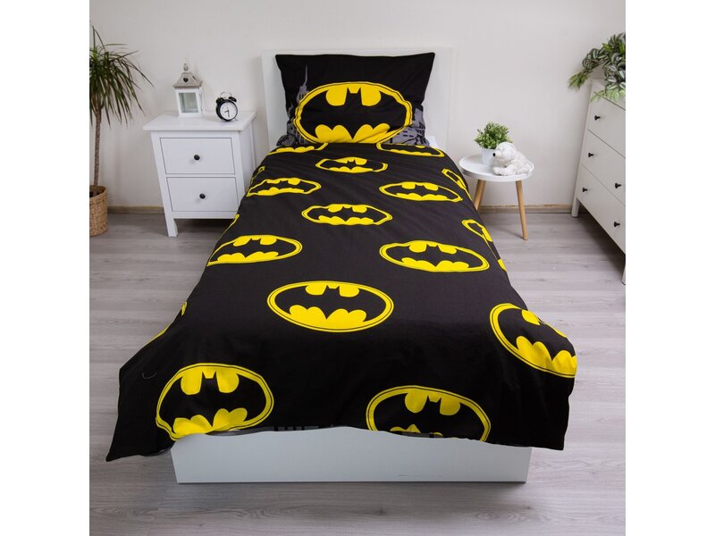 Batman Duvet cover Logo - 140 x 200 cm + 70 x 90 cm - Cotton