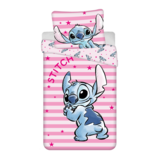 Disney Lilo & Stitch Housse de couette - 140 x 200 cm + 70 x 90 cm - Coton