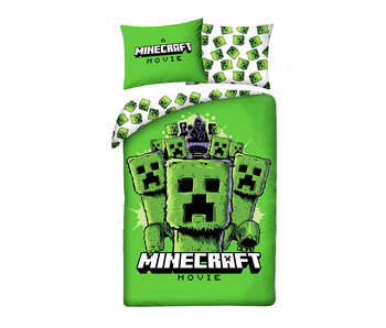 Minecraft Dekbedovertrek Zombies 140 x 200 + 70 x 90 cm Katoen