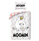 Moomin Trollvinter Bettbezug – 140 x 200 cm + 70 x 90 cm – Baumwolle