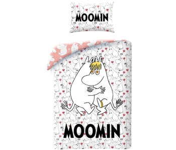 Moomin Dekbedovertrek Trollvinter 140 x 200 + 70 x 90 cm Katoen