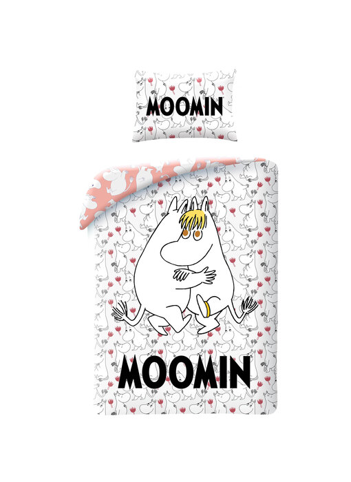 Moomin Dekbedovertrek Trollvinter 140 x 200 + 70 x 90 cm Katoen