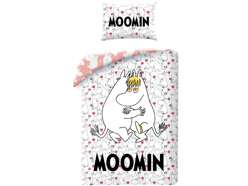 Moomin Housse de couette Trollvinter - 140 x 200 cm + 70 x 90 cm - Coton