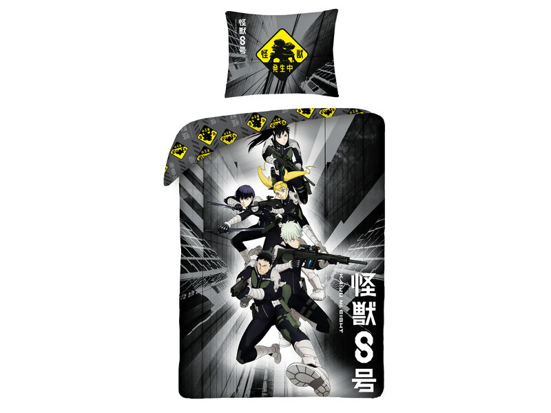KAIJU NO.8 Powers Bettbezug – 140 x 200 + 70 x 90 cm – Polyester