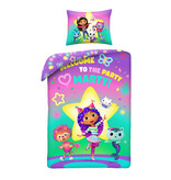 Gabby's poppenhuis Party Marty Duvet Cover - 140 x 200 + 70 x 90 cm - Polyester