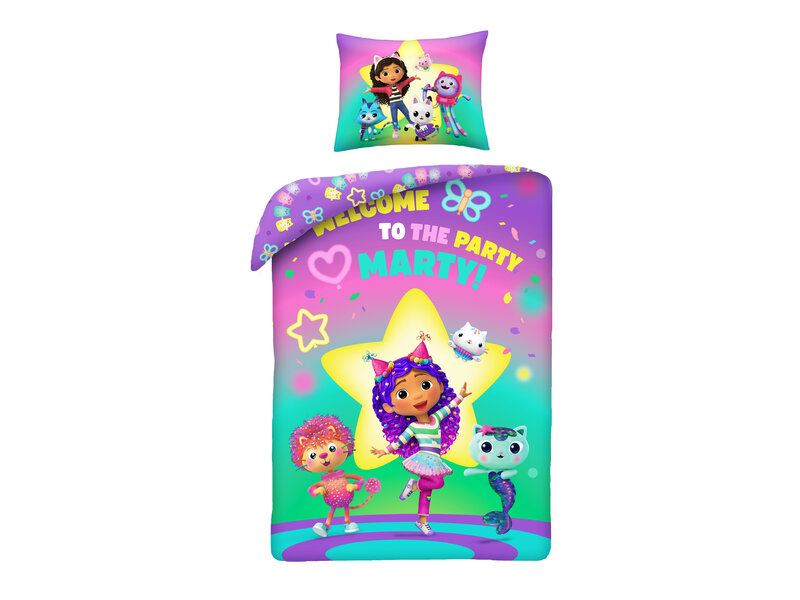 Gabby's poppenhuis Party Marty Bettbezug – 140 x 200 + 70 x 90 cm – Polyester