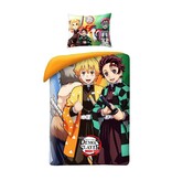 Demon Slayer Fight Mode Duvet Cover - 140 x 200 cm + 70 x 90 cm - Cotton