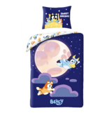 Bluey Moon Duvet Cover - 140 x 200 cm + 70 x 90 cm - Cotton
