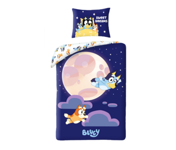 Bluey Dekbedovertrek Moon 140 x 200 + 70 x 90 cm Katoen