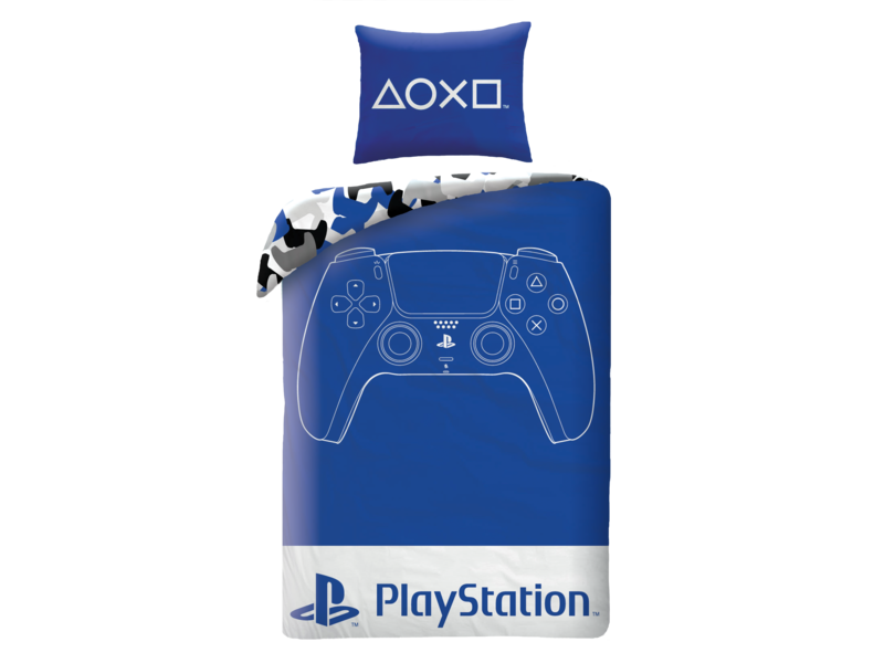 Playstation Bettbezug – Einzelbett – 140 x 200 + 70 x 90 cm – Polyester
