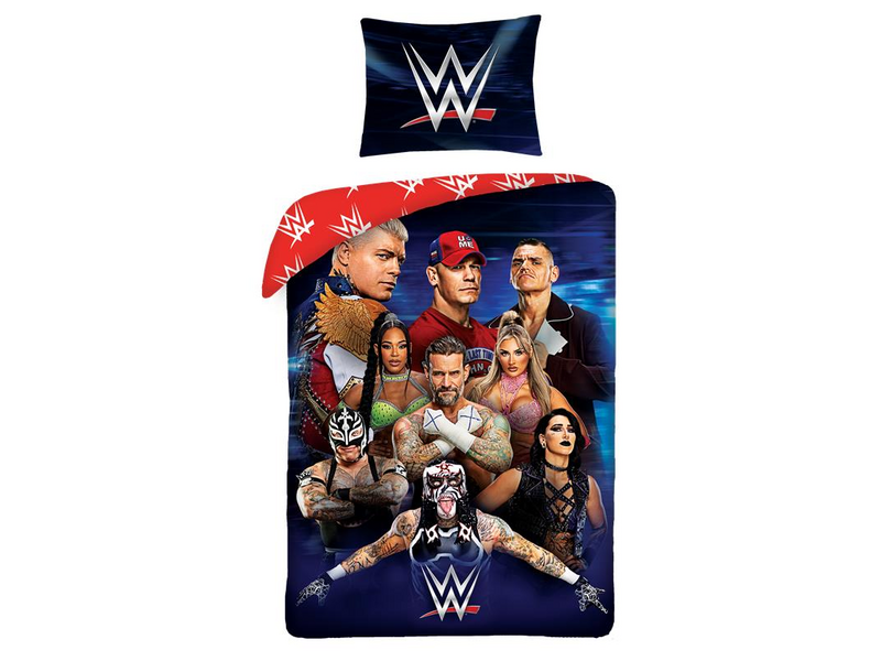 WWE Dekbedovertrek - Eenpersoons - 140 x 200 + 70 x 90 cm - Polyester