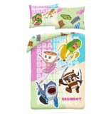 Brainrot dekbedovertrek - 140 x 200 cm - 70 x 90 cm - Polyester