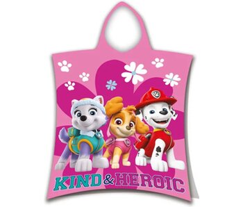 PAW Patrol Badponcho Heroïc 50 x 115 cm Katoen