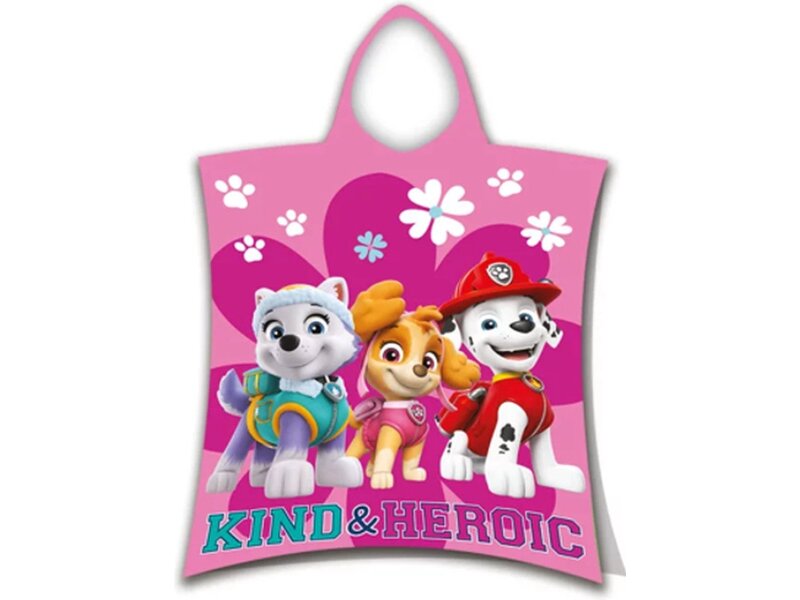 PAW Patrol Poncho de bain Heroic - 50 x 115 cm - Coton