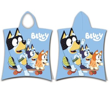 Bluey Bath poncho Skate 50 x 115 cm Cotton