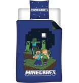 Minecraft Duvet cover Fight - 140 x 200 cm - 65 x 65 cm - Polycotton