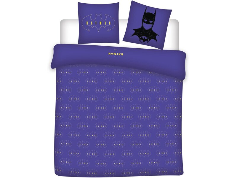 Batman Batman Dekbedovertrek - 240 x 220 cm / 65 x 65 cm - Polycotton