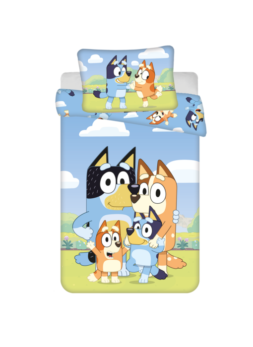 Bluey Baby-/Kleinkind-Bettbezug Joy 135 x 100 + 40 x 60 cm, Baumwolle